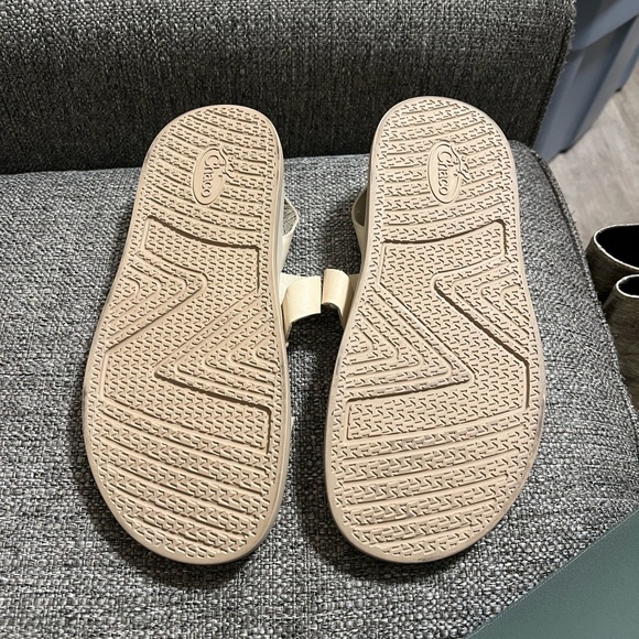 Women's Chaco Townes Leather Sandals Angora (Cream) Size 10  NEW - Picture 4 of 5